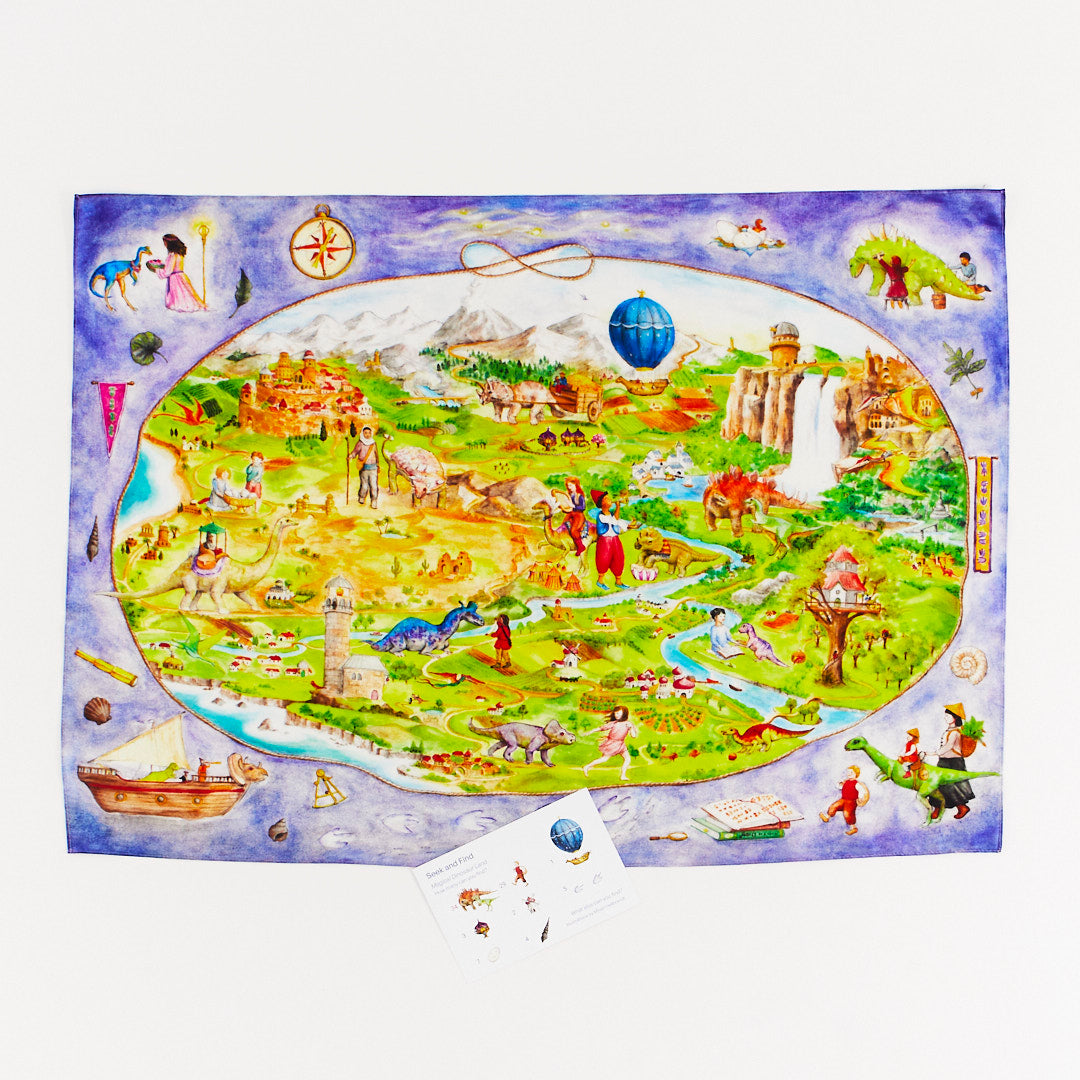 Lekesilke - seek and find - dinotopia