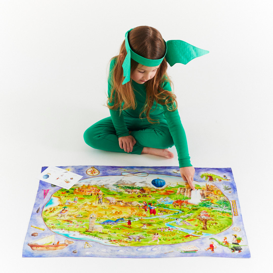 Lekesilke - seek and find - dinotopia