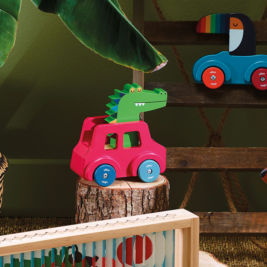 Bip-bil med krokodille