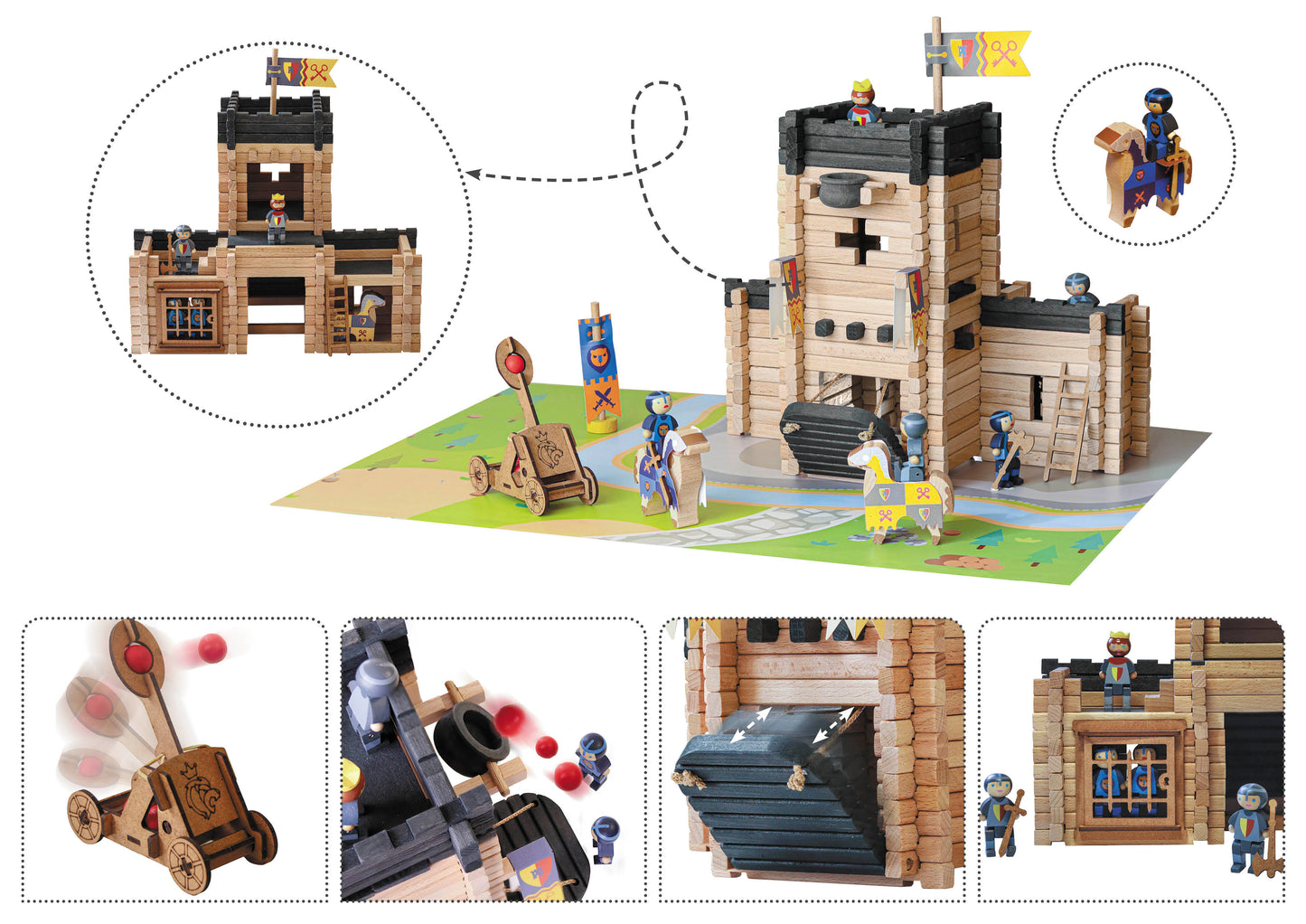 Festningsborg - stort byggesett