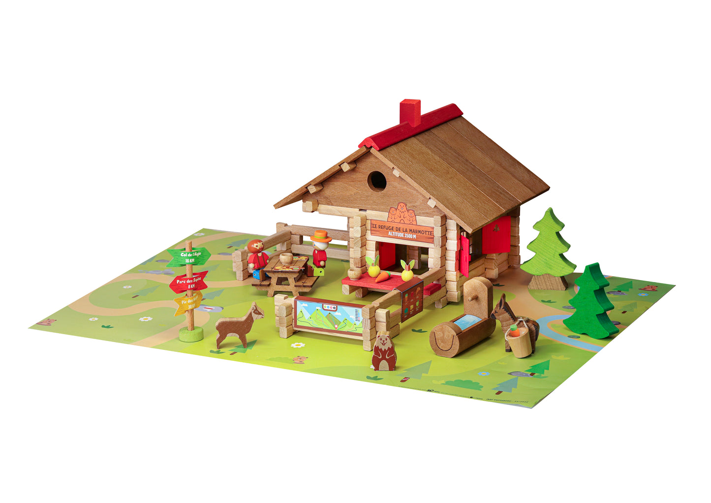 Turisthytta - medium byggesett