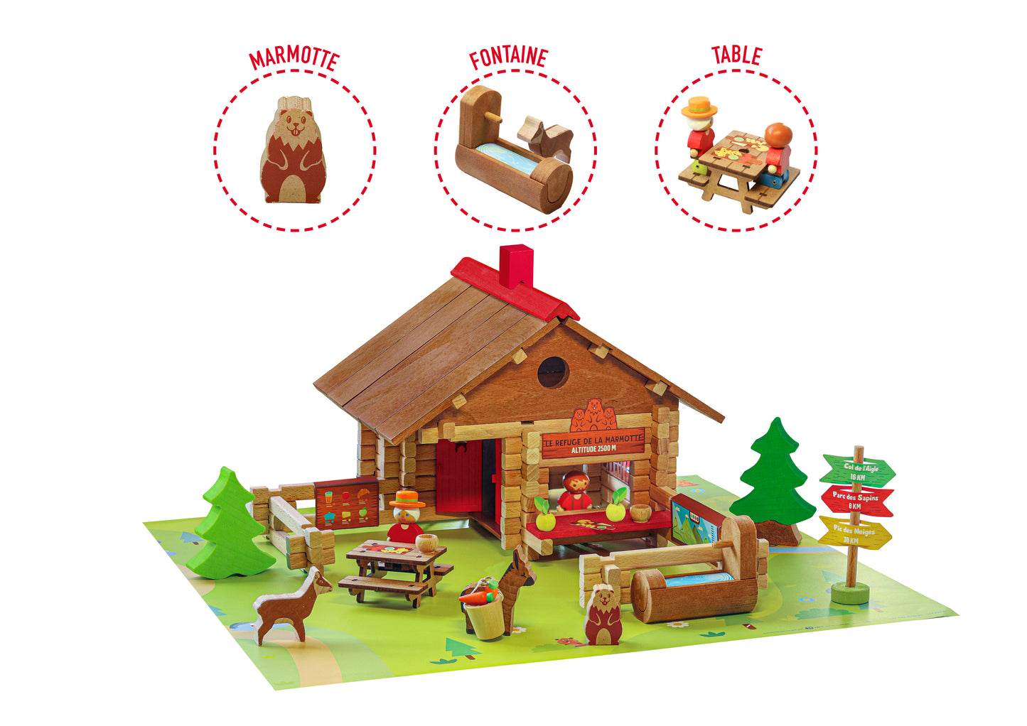 Turisthytta - medium byggesett