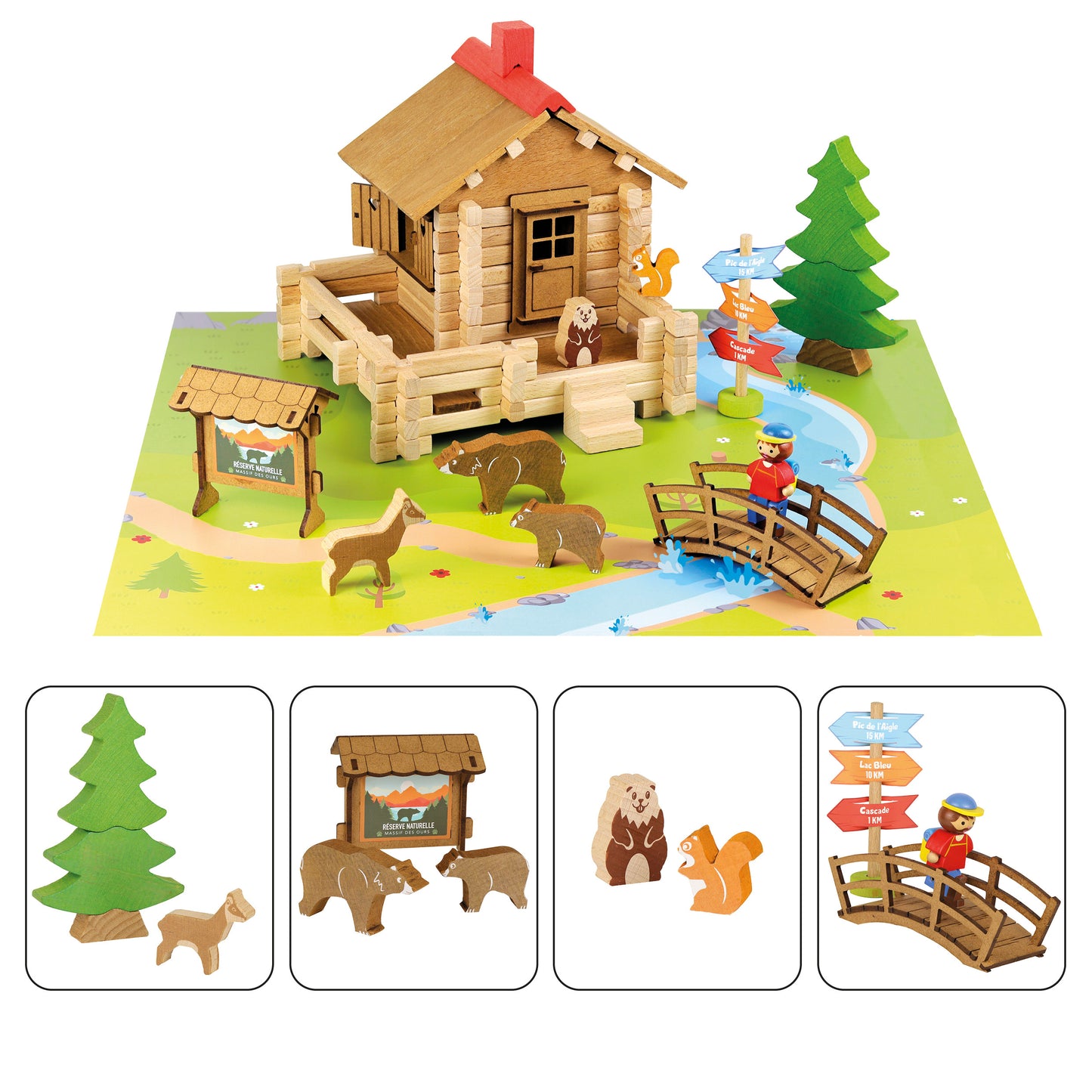 Naturreservatet - medium byggesett