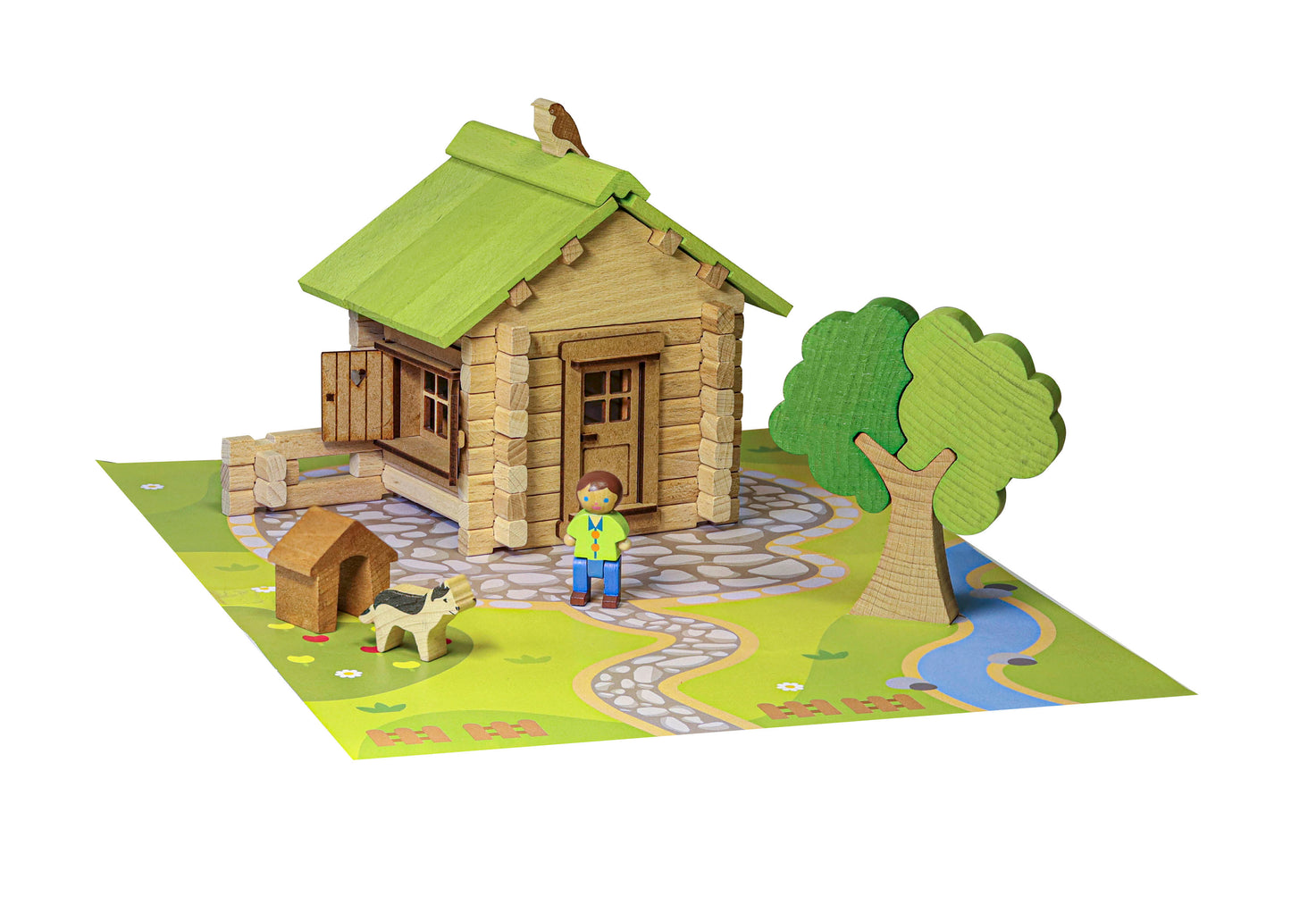 Det lille huset i skogen - lite byggesett