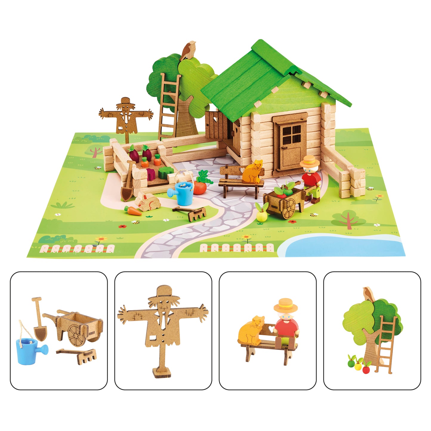 Kolonihagen - medium byggesett