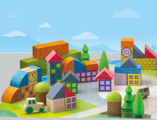 Byggeklosser - minilandsby
