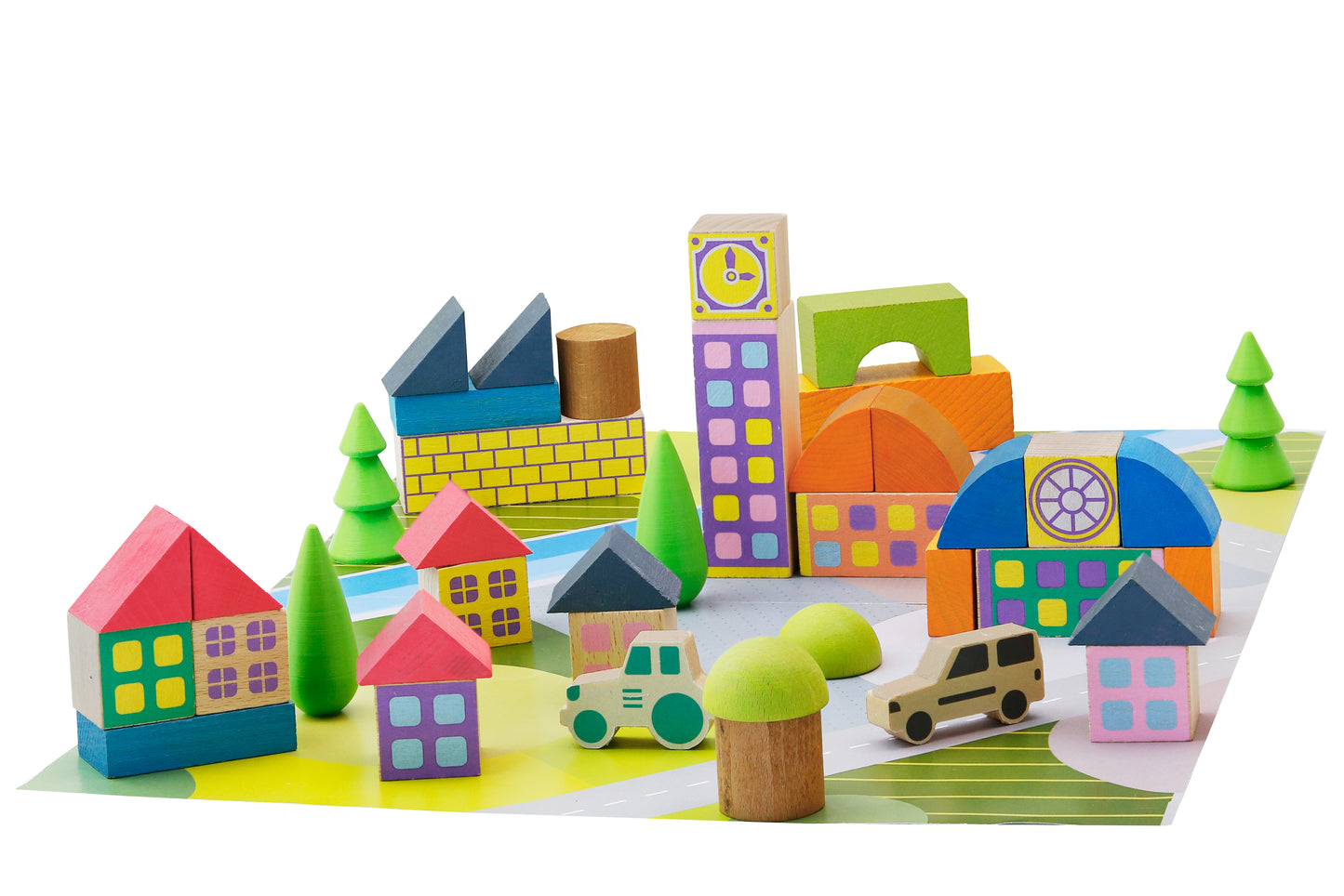 Byggeklosser - minilandsby