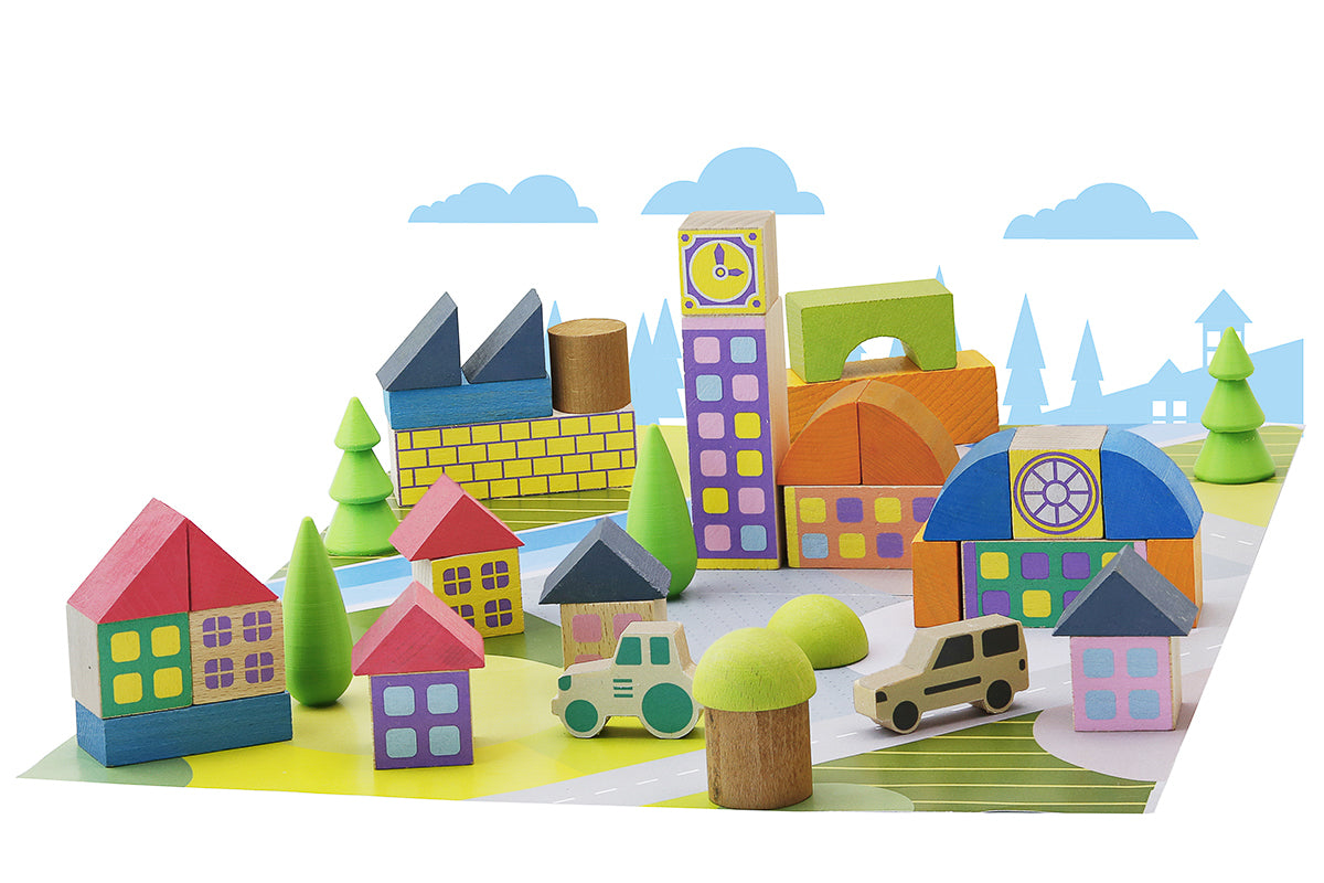 Byggeklosser - minilandsby