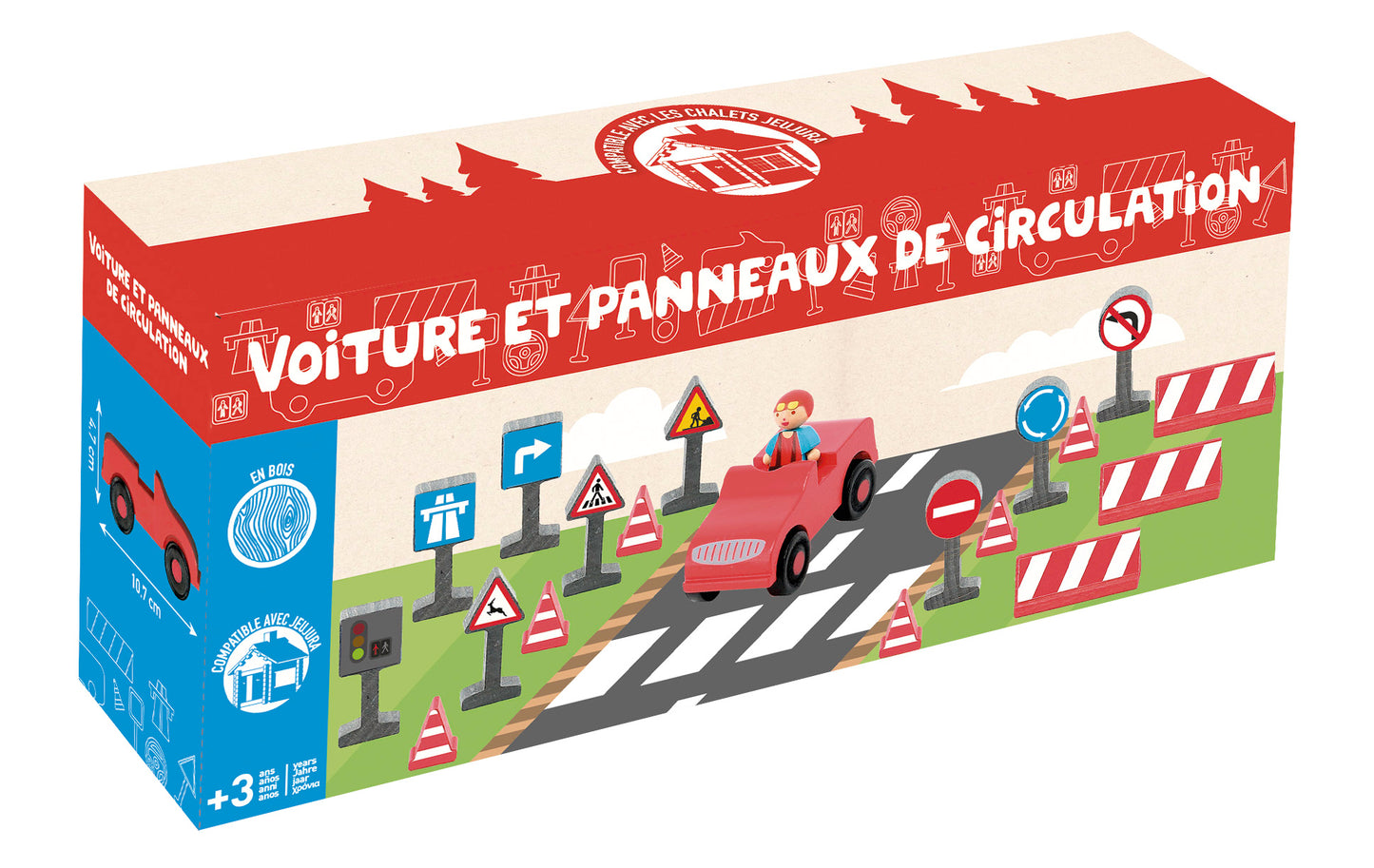 Biler og trafikkskilt - figurer