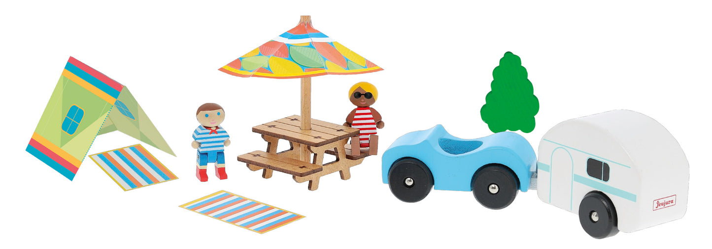 Campingtur - figurer