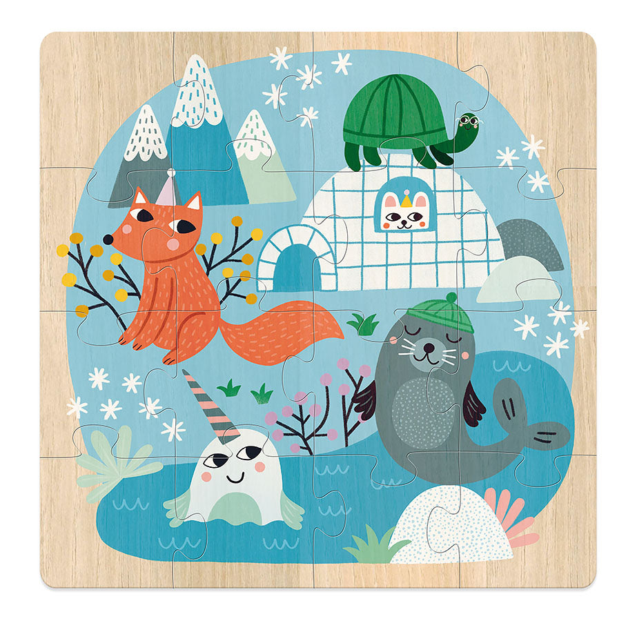 Puslespill x3 - verdens dyr