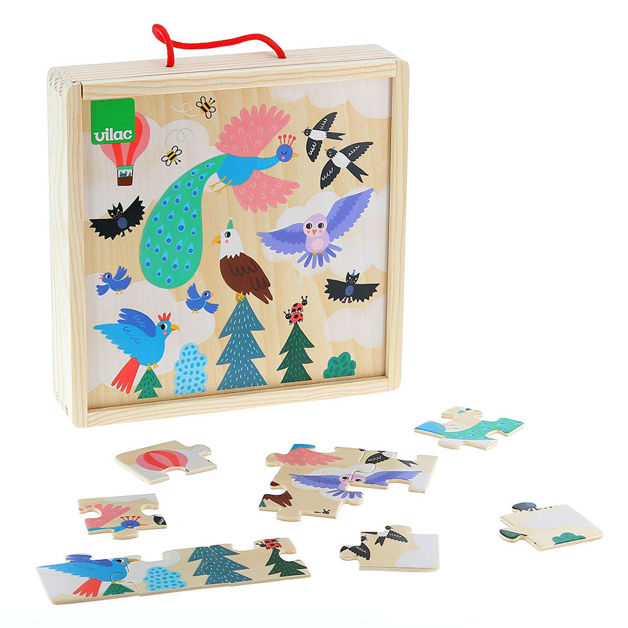 Puslespill x3 - jorda, sjøen, himmelen